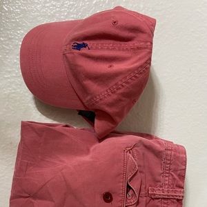 Polo by Ralph Lauren short and hat set
